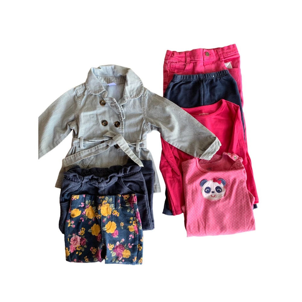 Toddler girl 18 month Cloths Lot-1 jacket 4 pants, 2 shirts